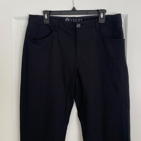 NWOT Vuori Black Meta Pant Classic Fit Size 34x32 - Picture 6 of 12